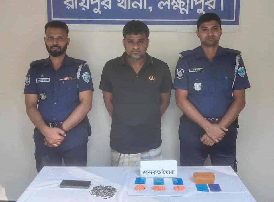 রায়পুরে ৫৬৭ পিস ইয়াবাসহ মাদক ব্যবসায়ী তুহিন আটক রায়পুরে ৫৬৭ পিস ইয়াবাসহ মাদক ব্যবসায়ী তুহিন আটক