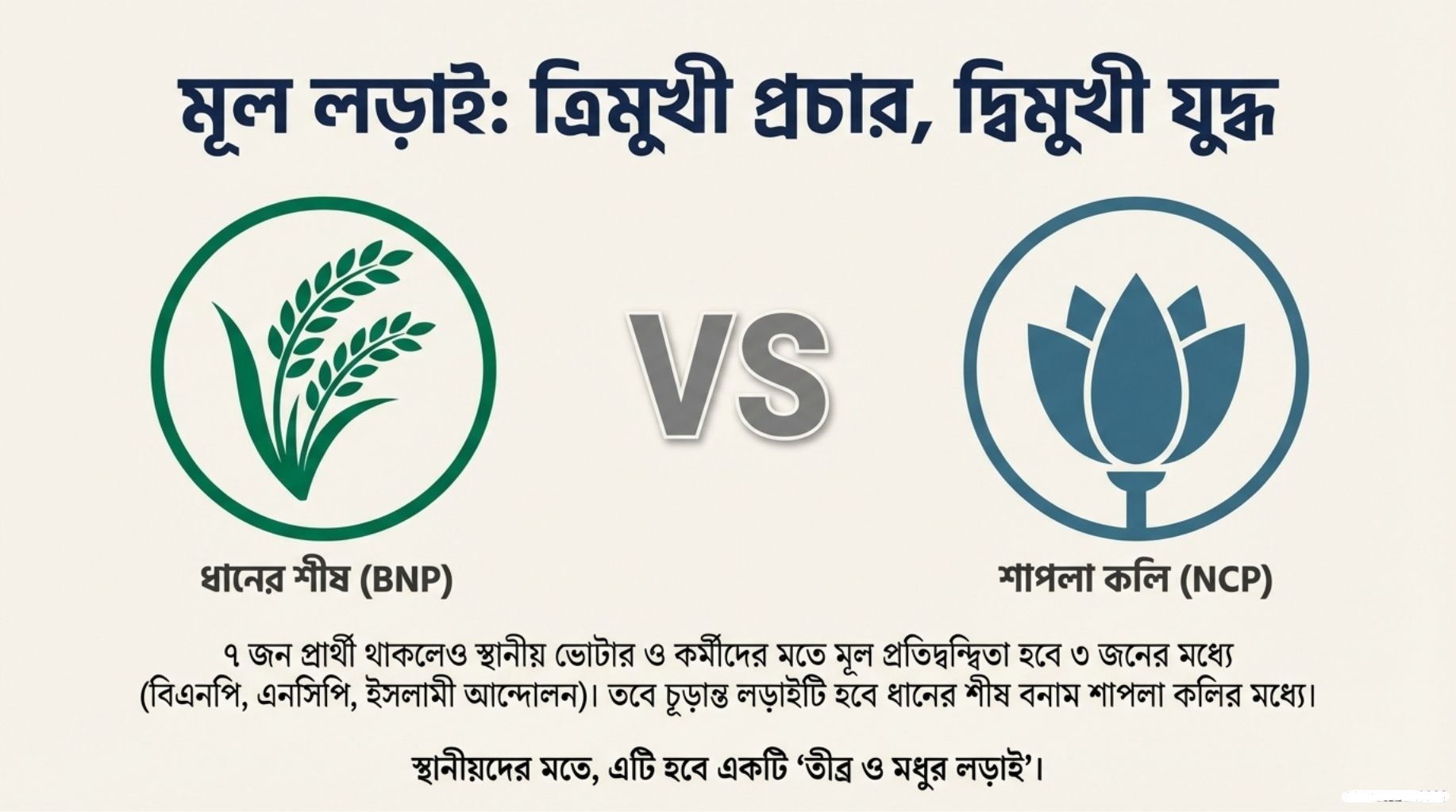 লক্ষ্মীপুর-১ | অতীতের হিসাব আর বর্তমান মাঠে এগিয়ে ধানের শীষ