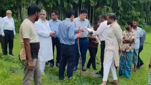 মেডিকেল কলেজ স্থাপনে ভূমি পরিদর্শনে লক্ষ্মীপুরে আসলেন; স্বাস্থ্য শিক্ষা মহাপরিচালক 